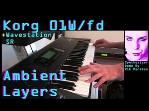 Korg 01W/fd   Wavestation SR Ambient Layers Digital Synthesizer Wavestate Rik Marston
