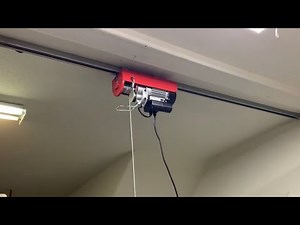 Harbor Freight 880lbs Electric Hoist. Part 1