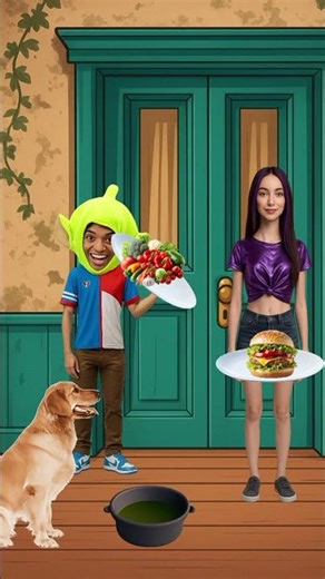 ¡Dios mío! ¡Le dio al perro la comida incorrecta! 😱😂