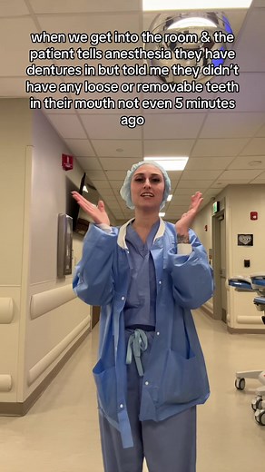 Patient's Denture Surprise in the OR | NurseTok