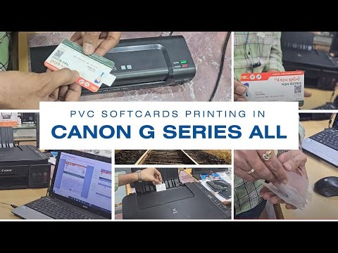 Print Perfect PVC card In Canon G2000, G3000, G2012, G570, G670 using PVC softcards (No Stucking)
