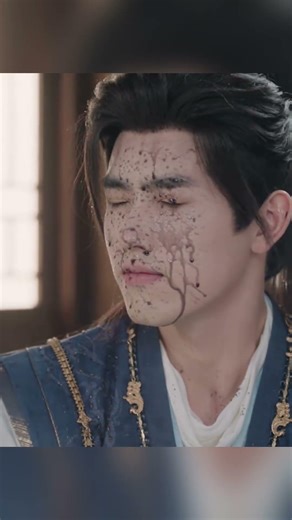 Dilraba sprayed medicine on Arthur Chen's face #lovebeyondthegrave
