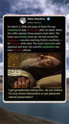 The Body That REFUSED To Decompose! ✝️ #Mystery #History #Miracle