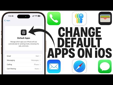 How To Change & Manage Default Apps on iPhone with iOS 18.2 - Mail, Browser, Messages, Wallet & More
