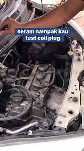 cara pomen lama test coil plug #abepomen #car #automotive #service #coilovers | Myru Asyraff