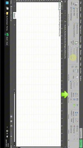 How to quickly create table headers in Excel #Shorts