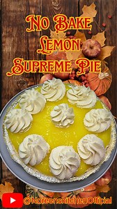 If you’re short on time but still want a dessert that looks — and tastes — like sunshine, this Easy No-Bake Lemon Supreme Pie is going to be your new best friend! 🍋✨ This recipe comes together with simple ingredients, no oven, and a clever trick for making stabilized whipped cream that holds its shape beautifully. The result? A silky, bright lemon layer over a smooth cream base tucked inside a buttery graham cracker crust. Light, refreshing, and completely irresistible! In this video, you’ll le