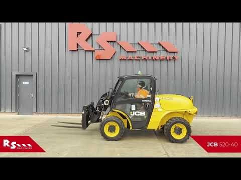 JCB 520-40 - 4M TELEHANDLER - RS MACHINERY HIRE AND SALES
