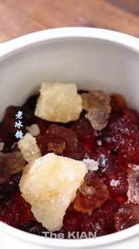 Nature’s Jelly: Traditional Peach Gum Dessert Bowl #shorts