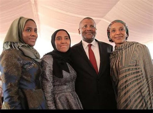 Dangote appoints daughters Fatima, Mariya, Halima, to head key operations across Dangote group Aliko Dangote, Africa’s wealthiest tycoon, has promoted his daughters to senior management positions, as part of the succession and expansion plan for the Dangote Group. According to Arise Tv, Fatima is going to lead commercial activities in oil and gas, Mariya is going to lead cement and food enterprises, and Halima is going to be in charge of the Family Office and international operations in Dubai an