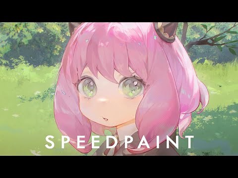 A n y a // Photoshop SpeedPaint