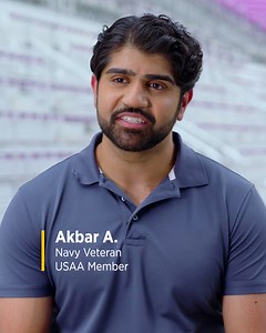 6.6K reactions · 166 shares | Akbar A. wasn’t alone when his life took a turn — a Navy training accident ended his service, then a car crash destroyed everything he owned. His USAA membership helped him get back on track. We’re proud to be part of his story. | USAA | Facebook