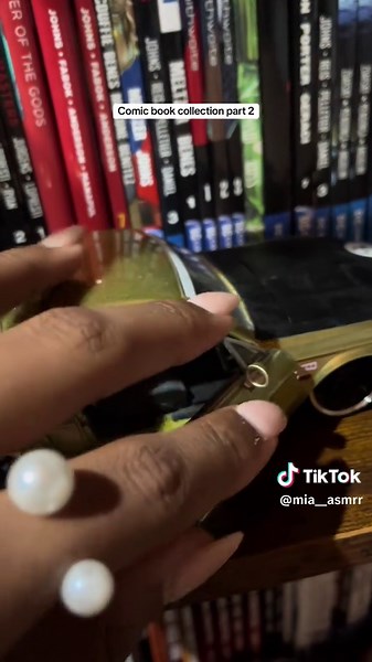 Comic book/model car collection part 2 🤓😊 #asmr #asmrwhisper #mia_asmr #comics #comicbooks #modelcar #fyp #foryoupage