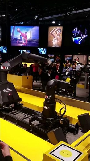 Bolt robot arm for high-speed, motion-controlled cinematography - Nikon / Mark Roberts - CES 2018