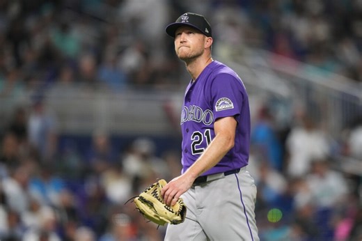 Colorado Rockies' Kyle Freeland scratched from start in first inning due to shoulder soreness