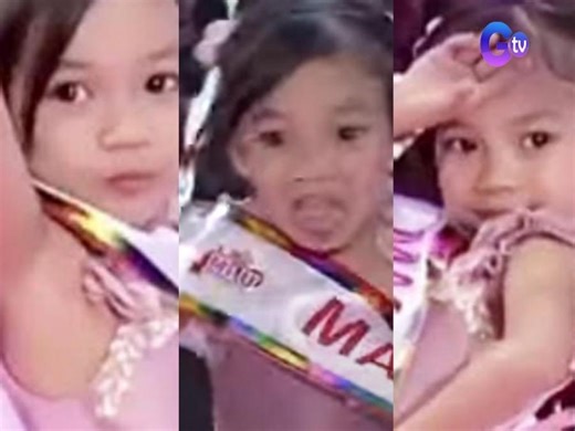 It's Showtime: 'Mini Miss U' Scarlet has an entertaining runway performance
