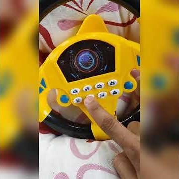 UNBOXING MUSIC CAR STEERING WHEEL TOY