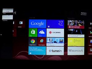 Windows 8 Touch screen gestures basics