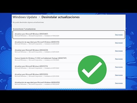Cómo ELIMINAR ACTUALIZACIONES en Windows 11