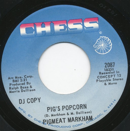 Pigmeat Markham - Pig's Popcorn / Who Got The Number