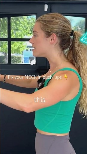 Fix Your Neck in Push-Ups ❌ Stop dropping your head!