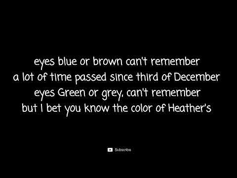 Fran Vasilic - Heather X Eyes Blue (Lyric Video)
