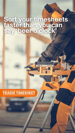 Sort timesheets fast, no stress, no stuff-ups. Just $1USD a week – done and dusted | Tradie Timesheet | Facebook