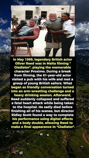 Oliver Reed’s Final Scene in Gladiator