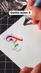 Gothic letter A | Made by Edgar