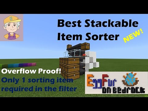 New! Overflow proof stackable item sorter.