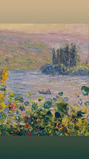 ❤️ Claude Monet - Claude Monet’s “Flower Beds at Vétheuil” is an exquisite oil on canvas painting, crafted in 1881. Please share the beauty❣️ In 1878, Monet relocated to the charming town of Vétheuil, west of Paris, where he found solace from city life and nurtured a lush riverbank garden. This haven inspired his vibrant depiction of climbing nasturtiums, bursting with swirls and splashes of orange. When asked to visit his studio, Monet revealed, 'My studio! But I’ve never had one, and I don’t u