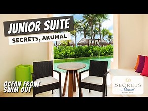 Junior Suite Ocean Front Swim Out | Secrets Akumal Riviera Maya | Full Walkthrough Room Tour 4K