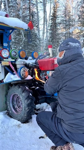 Amazing Startup 🤣 Fail #diesel engine #mechanic