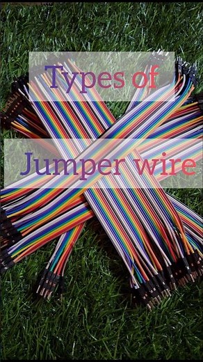 Types of jumper wires#arduino #diyelectronics #stm#electronic