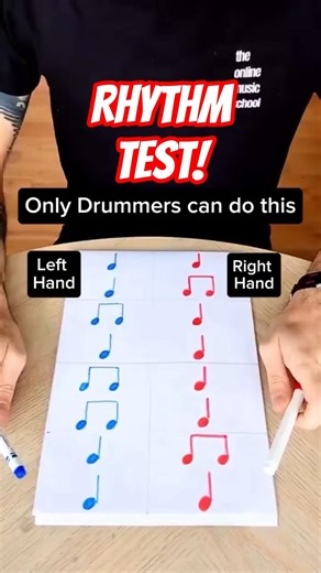 Would YOU pass this test? 🎵 #drumshorts #rhythmgame #musictheory
