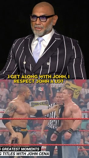 Dave Bautista on John Cena’s retirement tour #wwe #johncena #davebautista #wrestling | Chris Van Vliet