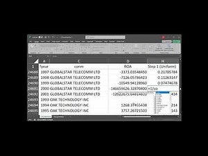 A Two-Step Transformation to Normality using Microsoft Excel