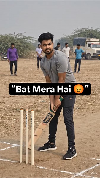 BATTING PE JHAGRA 🤬🏏 | 2 Dost Ki Khatarnak Comedy 😂🔥 #Shorts#cricketcomedy #funnyvideo
