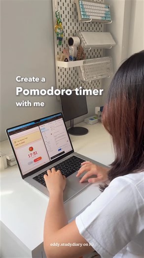 Eddy | Productivity & Self-growth🌱 on Instagram: "🍅 Create a Pomodoro timer with me Pomodoro has always been one of my go-to methods to stay focused, but sometimes the fixed focus and break times feel a bit too rigid. I also wanted to make my focus sessions more fun and a little mysterious, kind of like opening a blind box, which I also love! So I combined both ideas and built my own Pomodoro timer website. I’m definitely not a coding person, so I was really glad to find a tool like @emergentl
