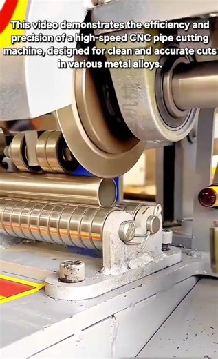 ​Precision in Motion: Industrial CNC Pipe Cutting Machine in Action