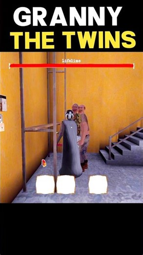 Granny with the Twins brothers💯💯#shorts