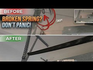 Garage Door Spring Snapped? Here's the Step-by-Step Fix
