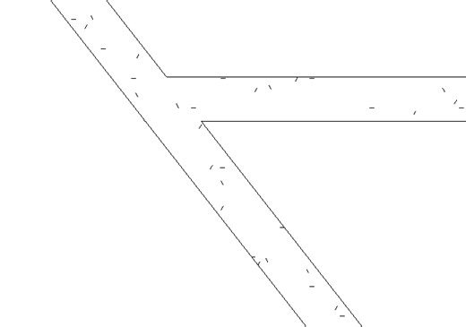 joining a curved wall and beam without interfering on each other