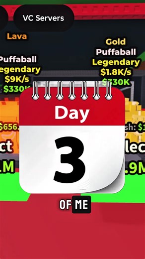 DAY 3 OF GETTING THE BEST PUFFABALL COLLECTION IN THE WORLD! #robaunbrainrot #sab #viral #stealabrainrot #roblox