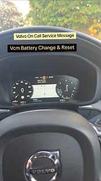 Volvo On Call Service Required - Backup Battery Location & Replacement #volvo #vcm #battery #reset