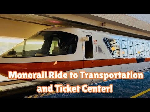 Disney Resort Monorail Ride From Contemporary Resort to TTC| Walt Disney World 2026