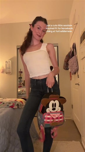 definitely recommend I had the most magical time and my horse was such a sweetheart 🥹🐴 #dcp #fortwilderness #westernfashion #horsebackriding #disney