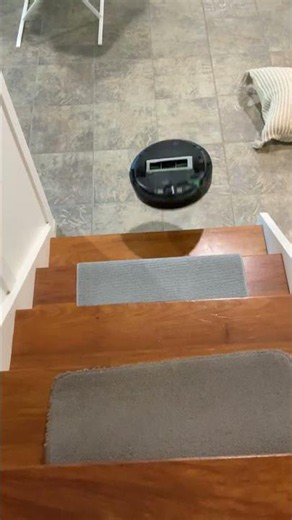 Roomba Crap Essential gets kicked down the stairs