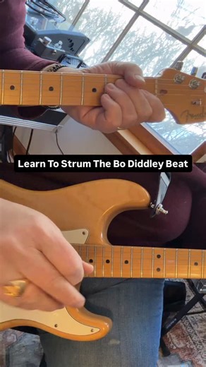 Learn To Strum The Bo Diddley Beat Unlock the iconic Bo Diddley Beat strumming pattern in this quick guitar lesson! 🎸 Whether you’re a beginner or intermediate player, here’s a step-by-step tutorial on how to master this classic rhythm pattern, improve your strumming technique, and add groove to your playing. Save this lesson and level up your rhythm guitar skills today. #BoDiddleyBeat #GuitarStrummingLesson #RhythmGuitarTips #learnguitar #guitarlesson | HomeTracks