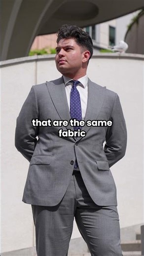 Should The Suit Jacket Be The Same Fabric As Suit Pants?